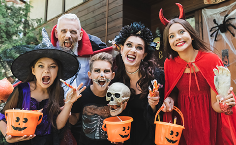 Stages of Halloween Spirit