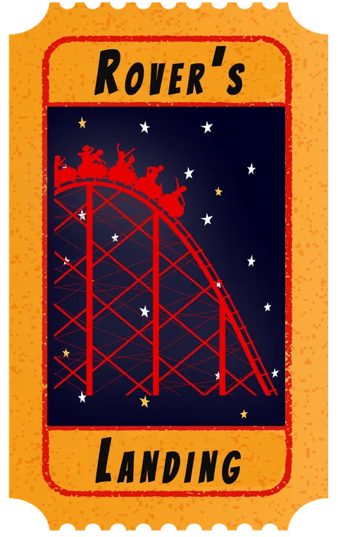 Rover's Landing ticket, the cats' section of Galactic Fun Park